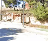 Mupi en la rotonda de la N-332 en Capitán Pérez Jordà, Calpe